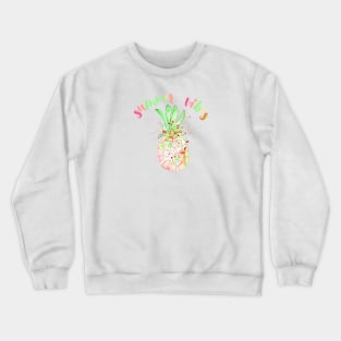 Summer pineapple design Crewneck Sweatshirt